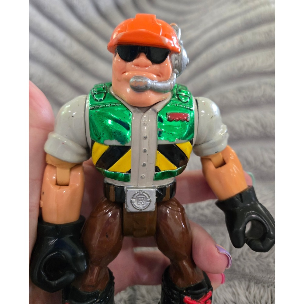 Fisher-Price Rescue Heroes Jack Hammer Construction Action Figure Vintage 1998 - Picture 7 of 8